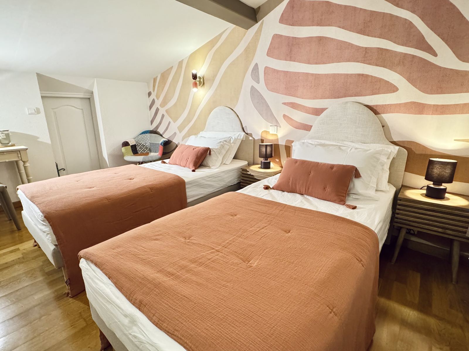 Chambre Terra – configuration lits jumeaux